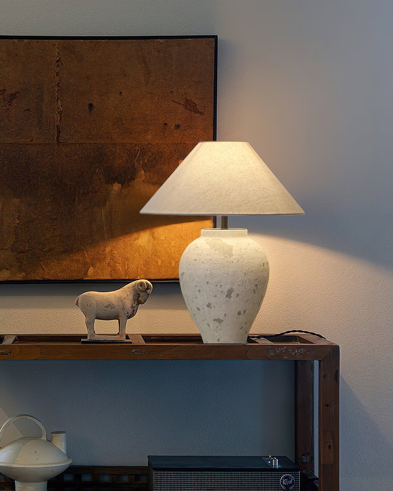 Tuscan Stone Table Lamp - Blowlighting