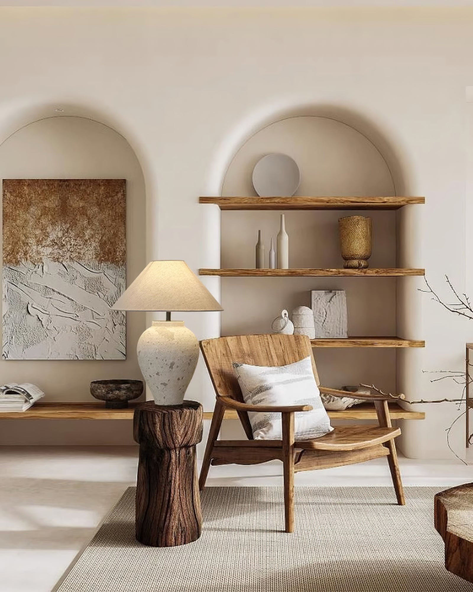 Tuscan Stone Table Lamp - Blowlighting