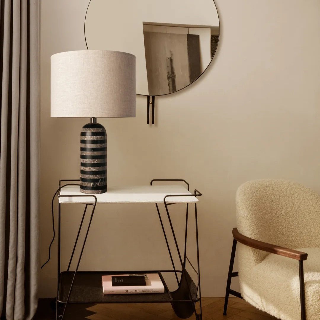 Tuxedo Marble Table Lamp - Blowlighting