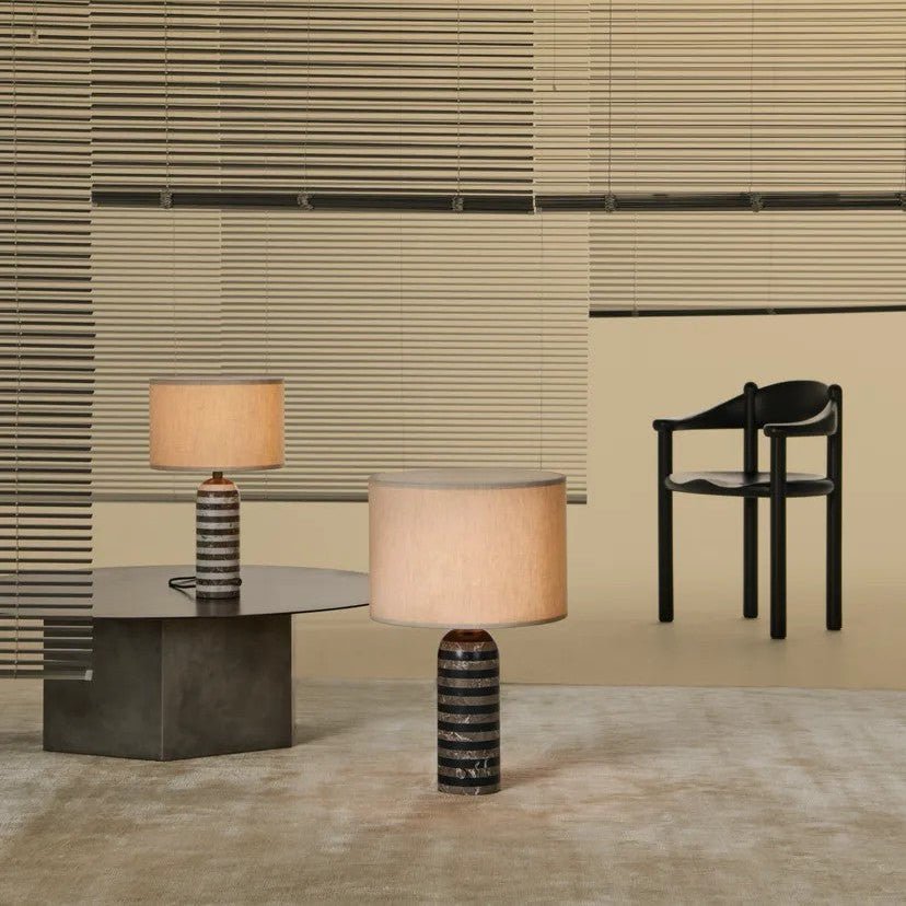 Tuxedo Marble Table Lamp - Blowlighting