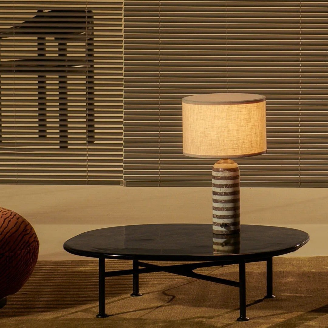 Tuxedo Marble Table Lamp - Blowlighting