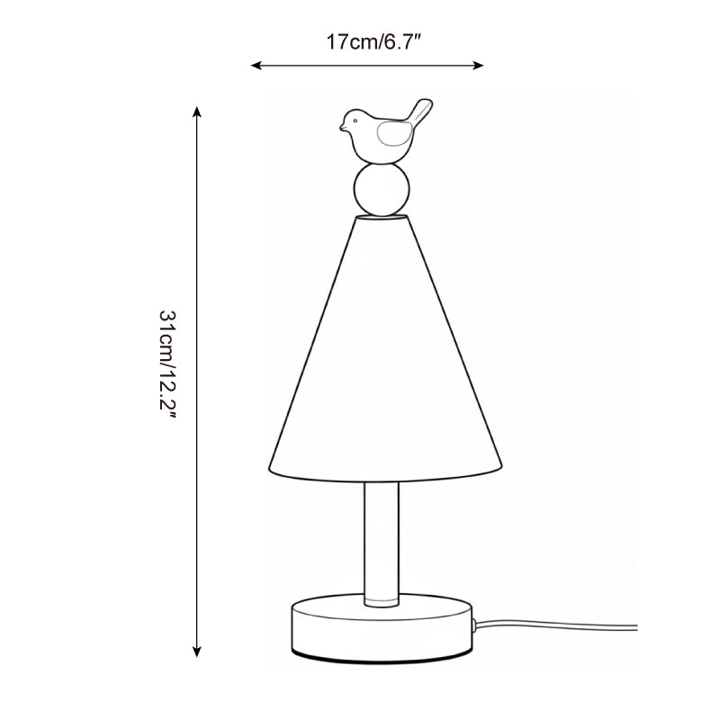 AviaJoy Geometric Yellow Table Lamp