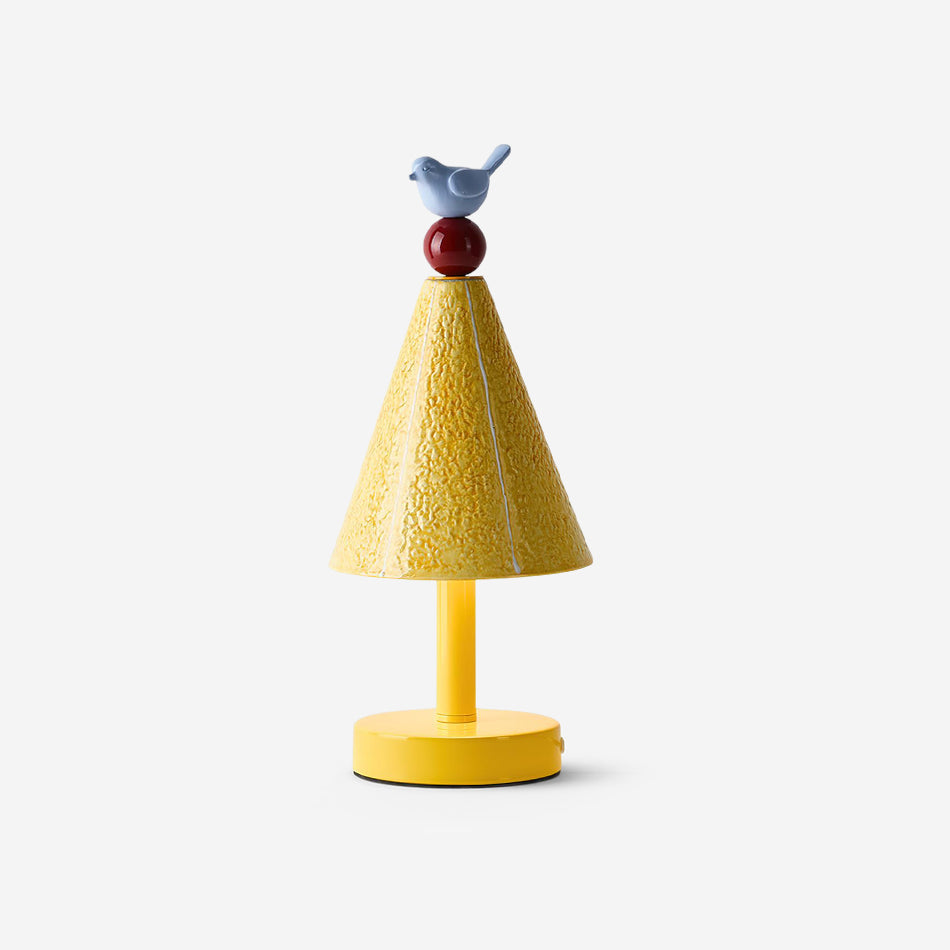 AviaJoy Geometric Yellow Table Lamp