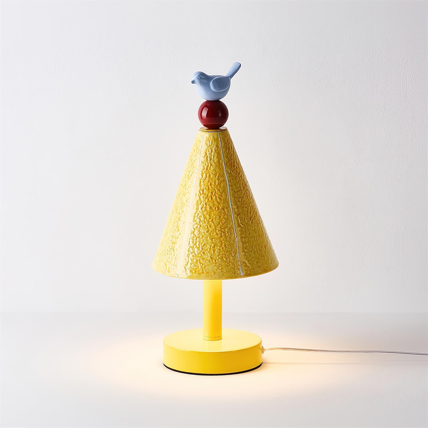 AviaJoy Geometric Yellow Table Lamp