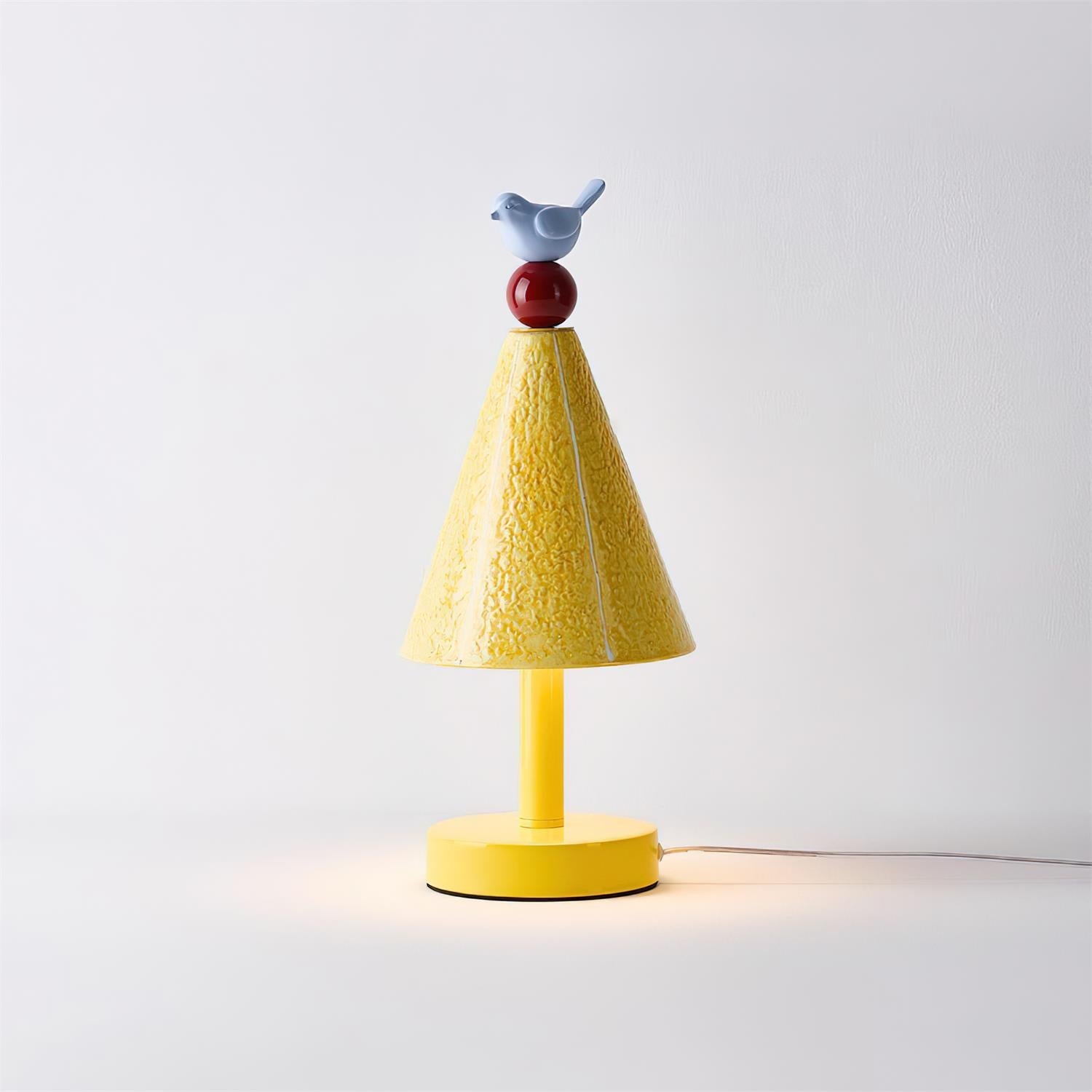 AviaJoy Geometric Yellow Table Lamp