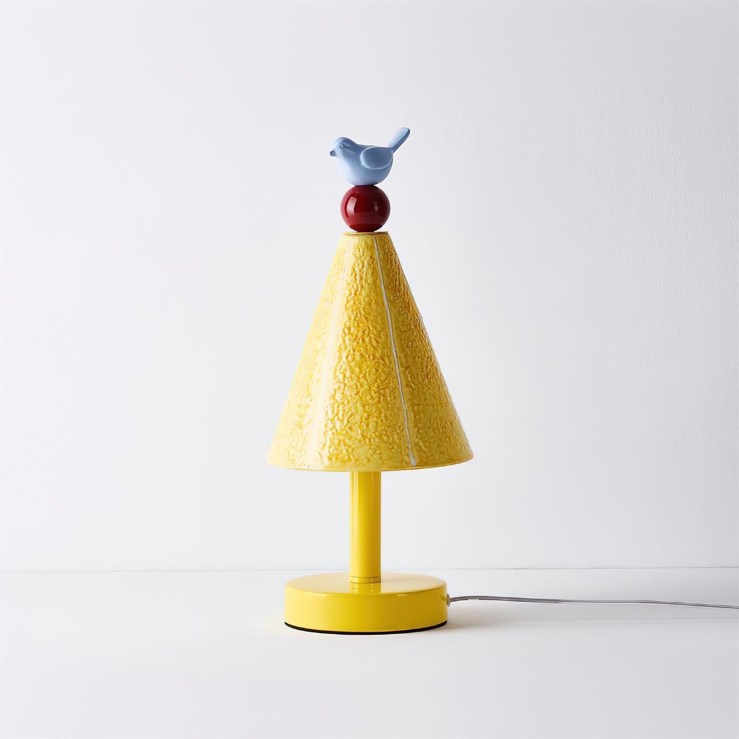 AviaJoy Geometric Yellow Table Lamp