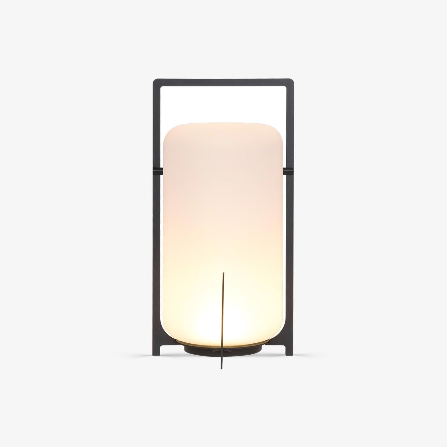 Black Twilight Lantern Table Lamp - Blowlighting