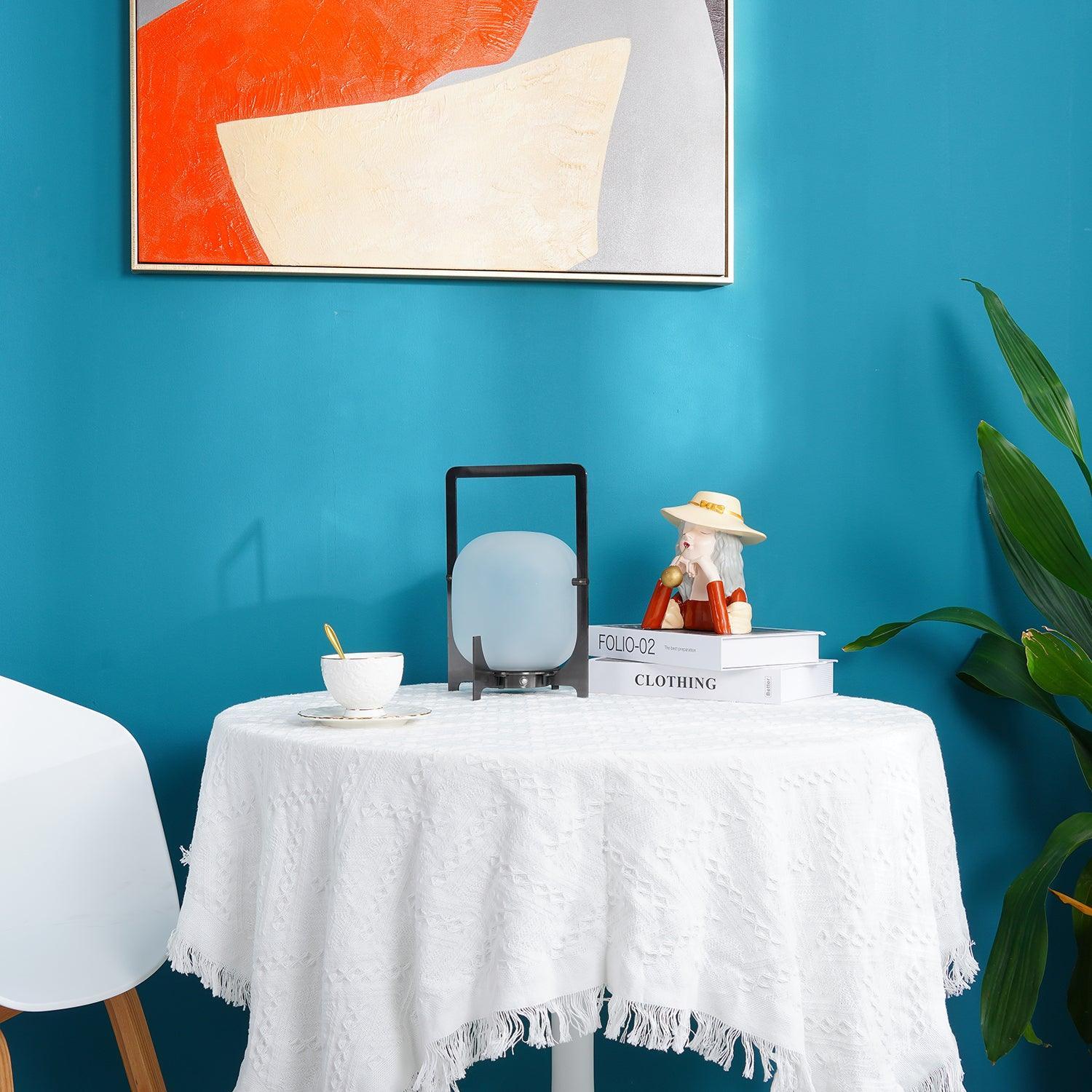 Black Twilight Lantern Table Lamp - Blowlighting