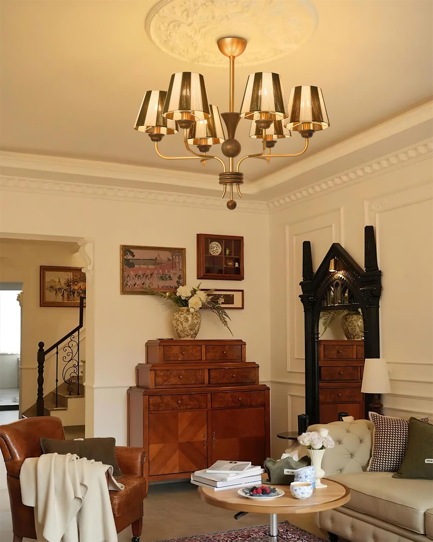 Rhythm Cotton Stripe Chandelier