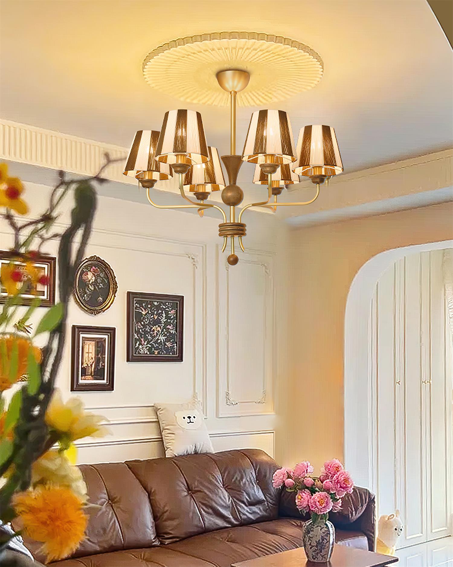 Rhythm Cotton Stripe Chandelier