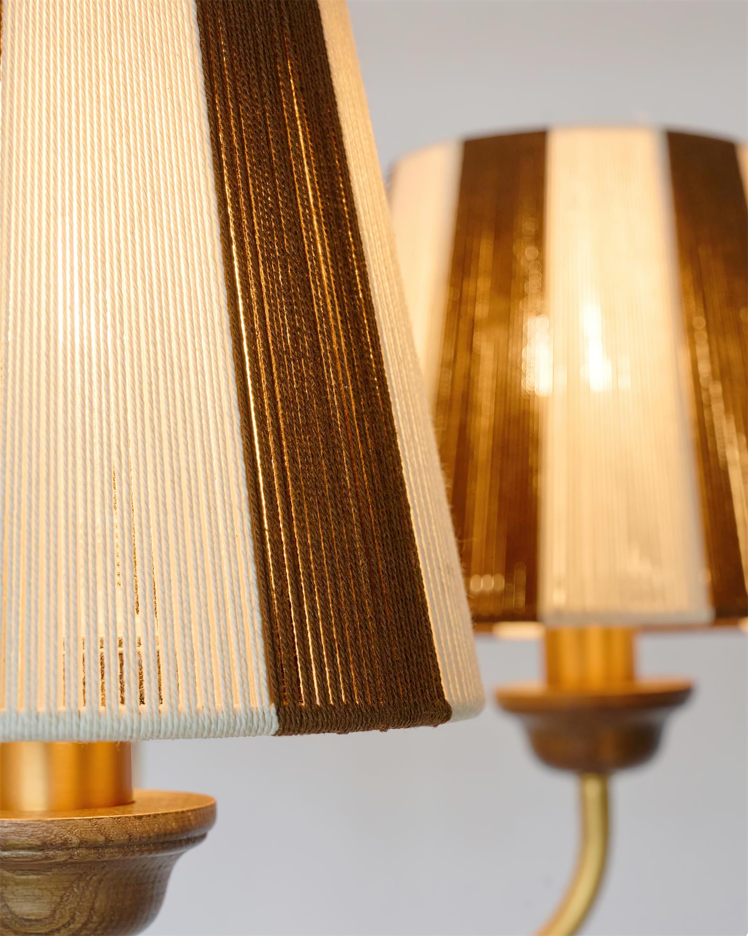 Rhythm Cotton Stripe Chandelier