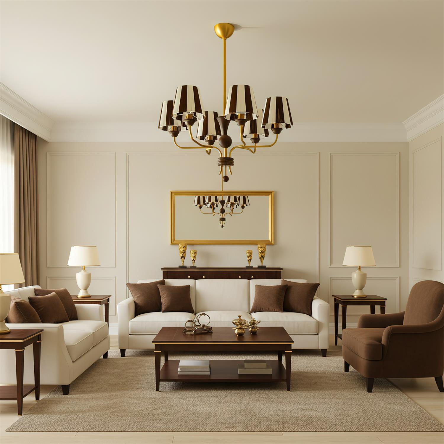 Rhythm Cotton Stripe Chandelier