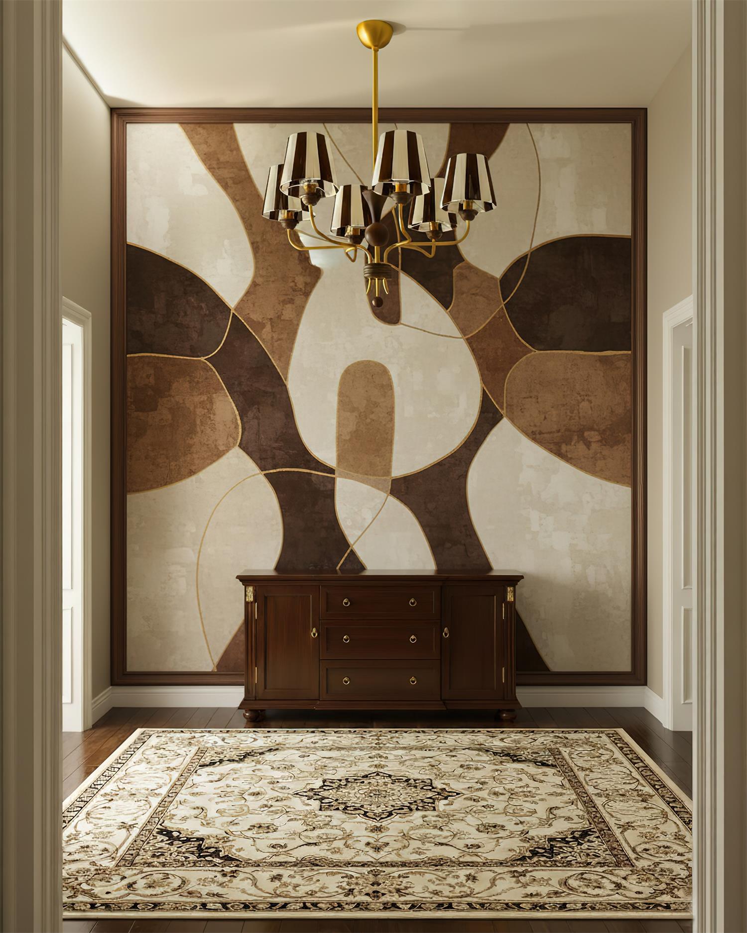 Rhythm Cotton Stripe Chandelier