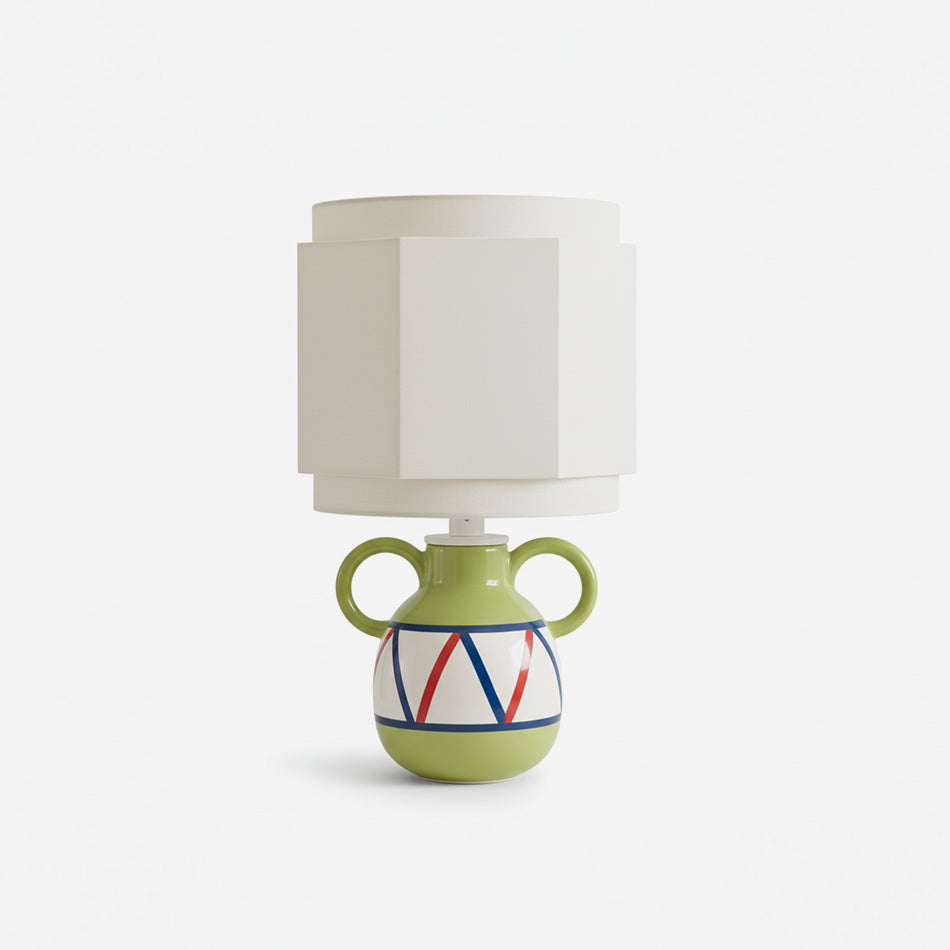Momo Green Ceramic Table Lamp