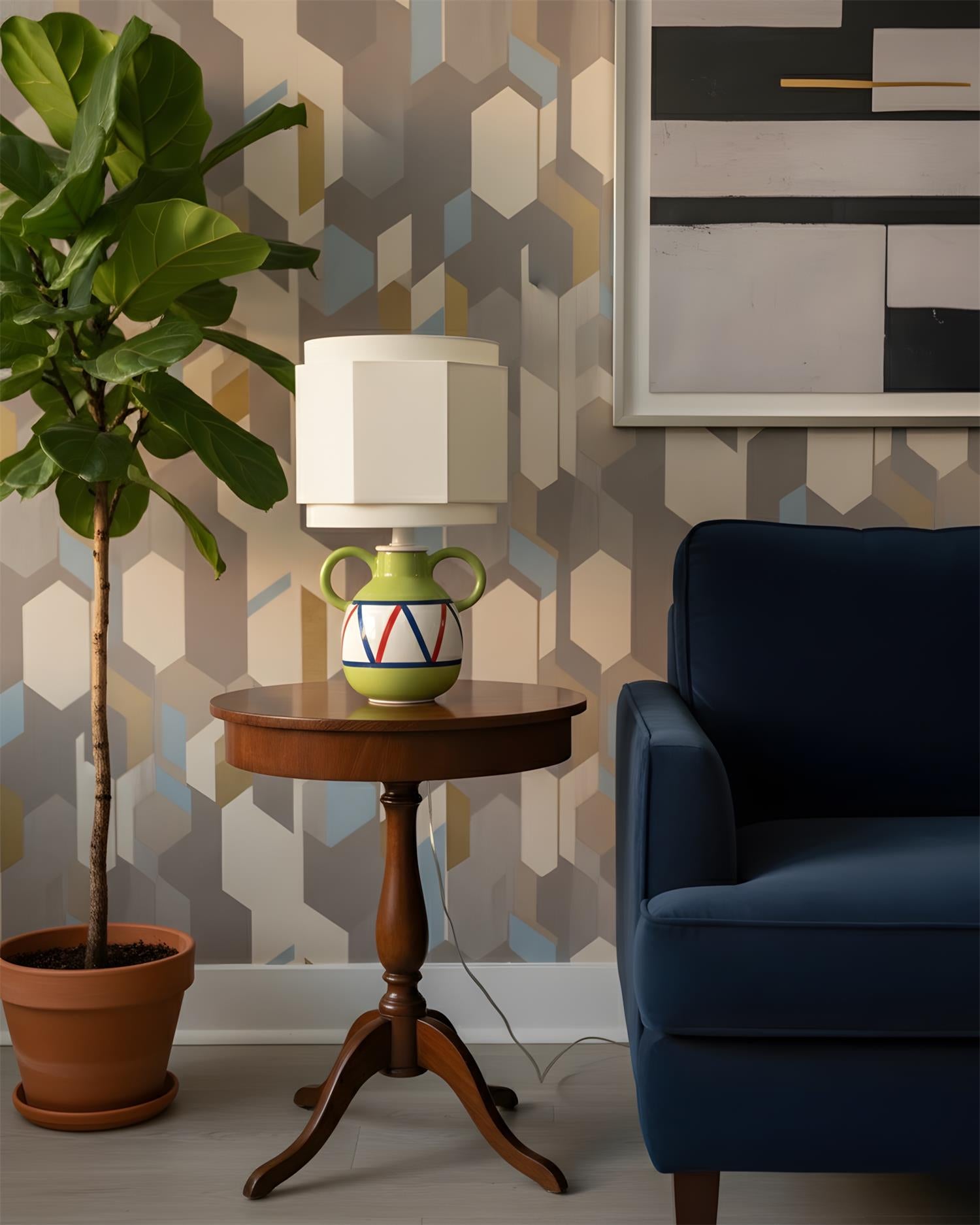 Momo Green Ceramic Table Lamp