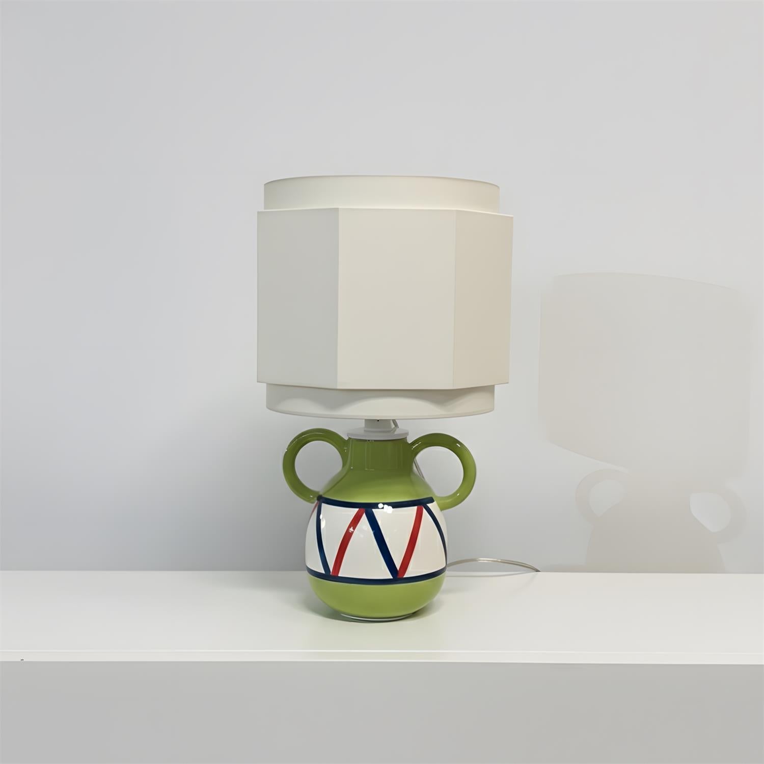 Momo Green Ceramic Table Lamp