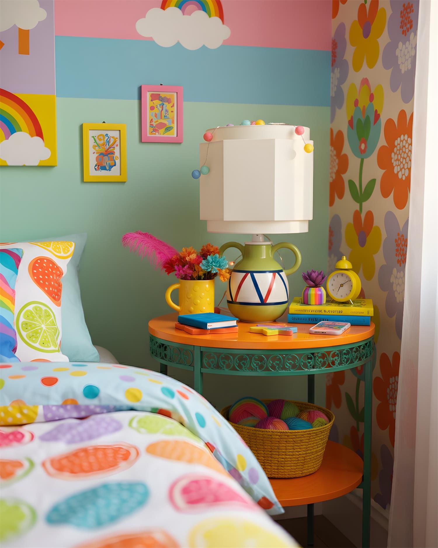 Momo Green Ceramic Table Lamp