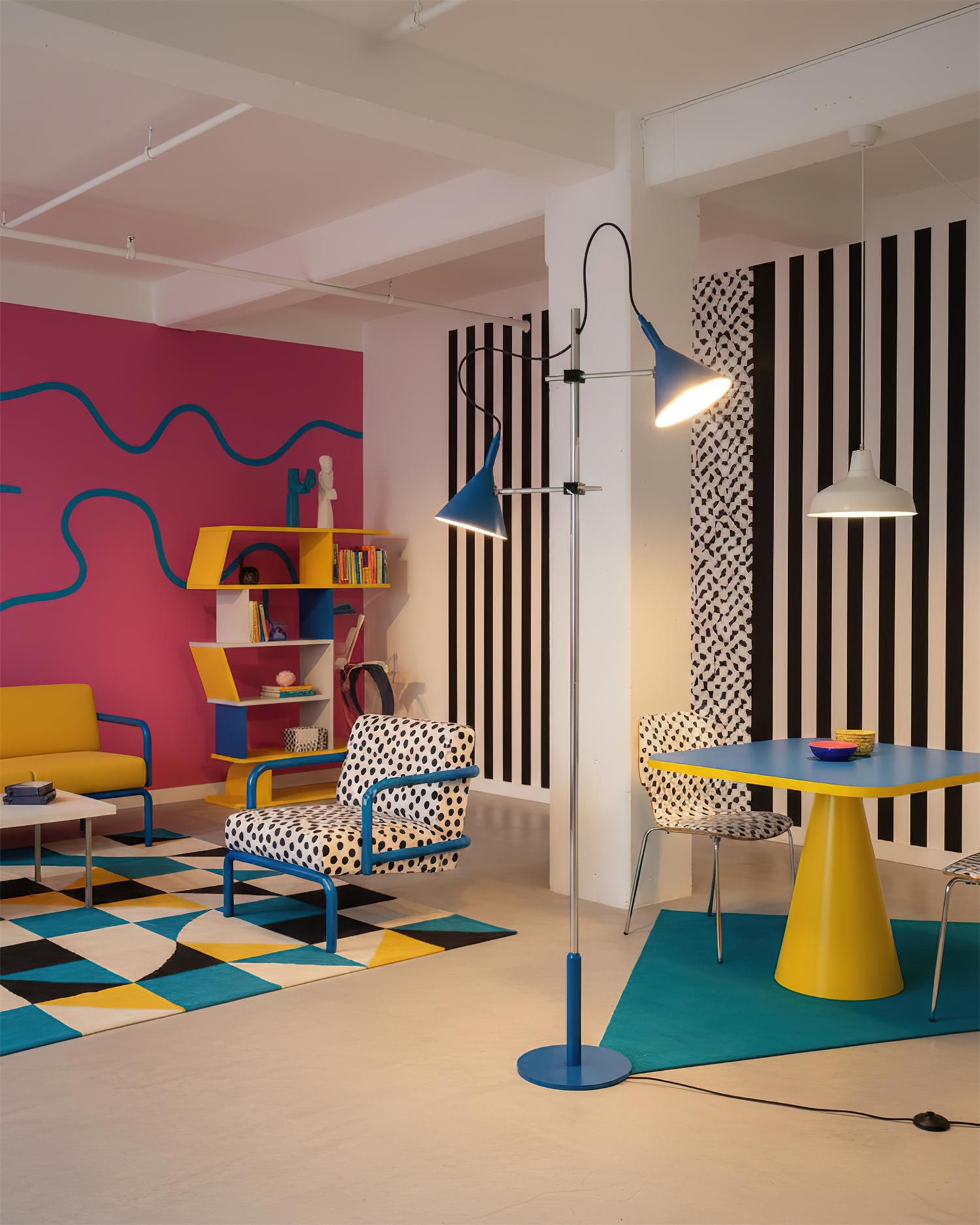 Dyad Twin Cone Floor Lamp
