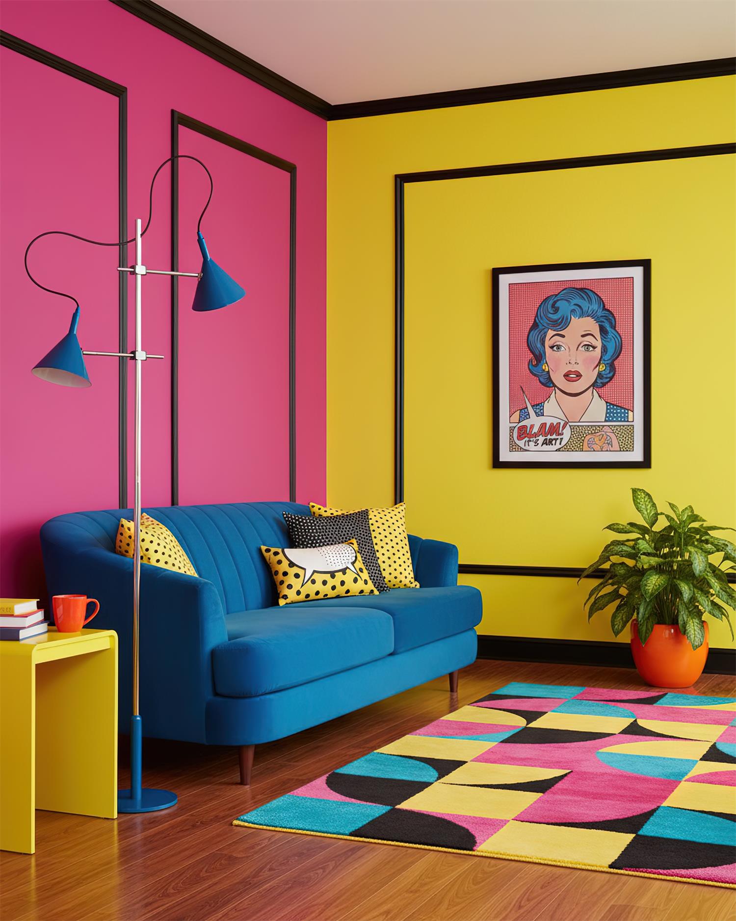 Dyad Twin Cone Floor Lamp