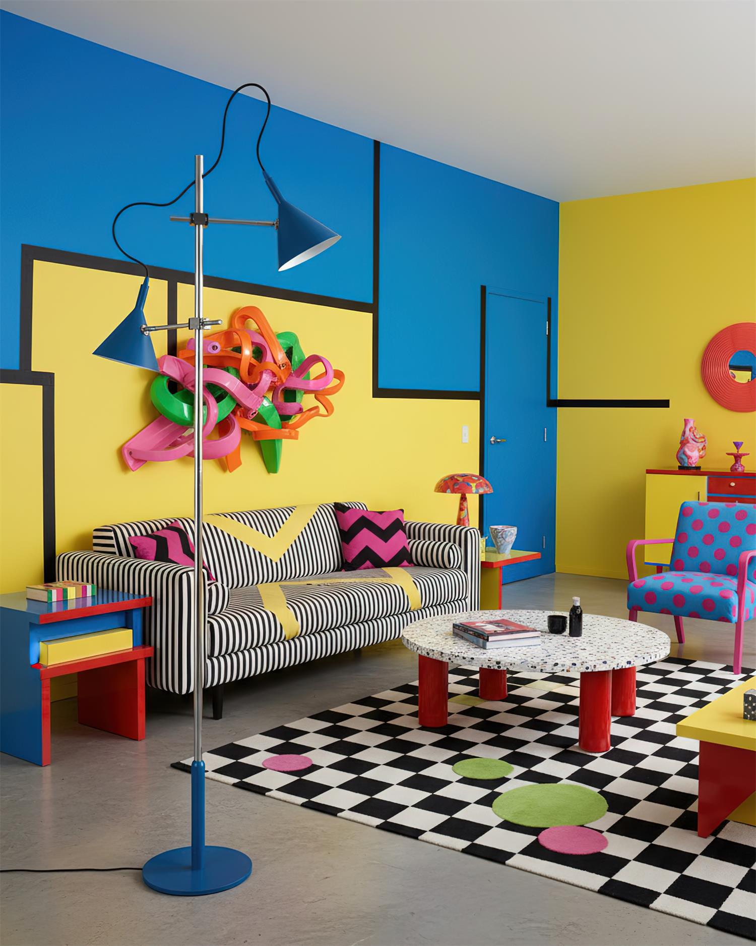 Dyad Twin Cone Floor Lamp