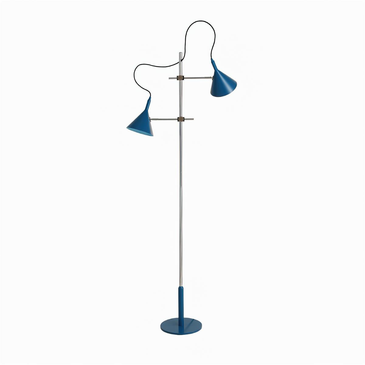 Dyad Twin Cone Floor Lamp