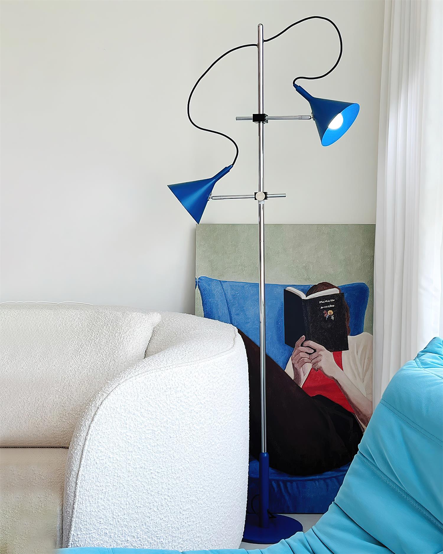 Dyad Twin Cone Floor Lamp