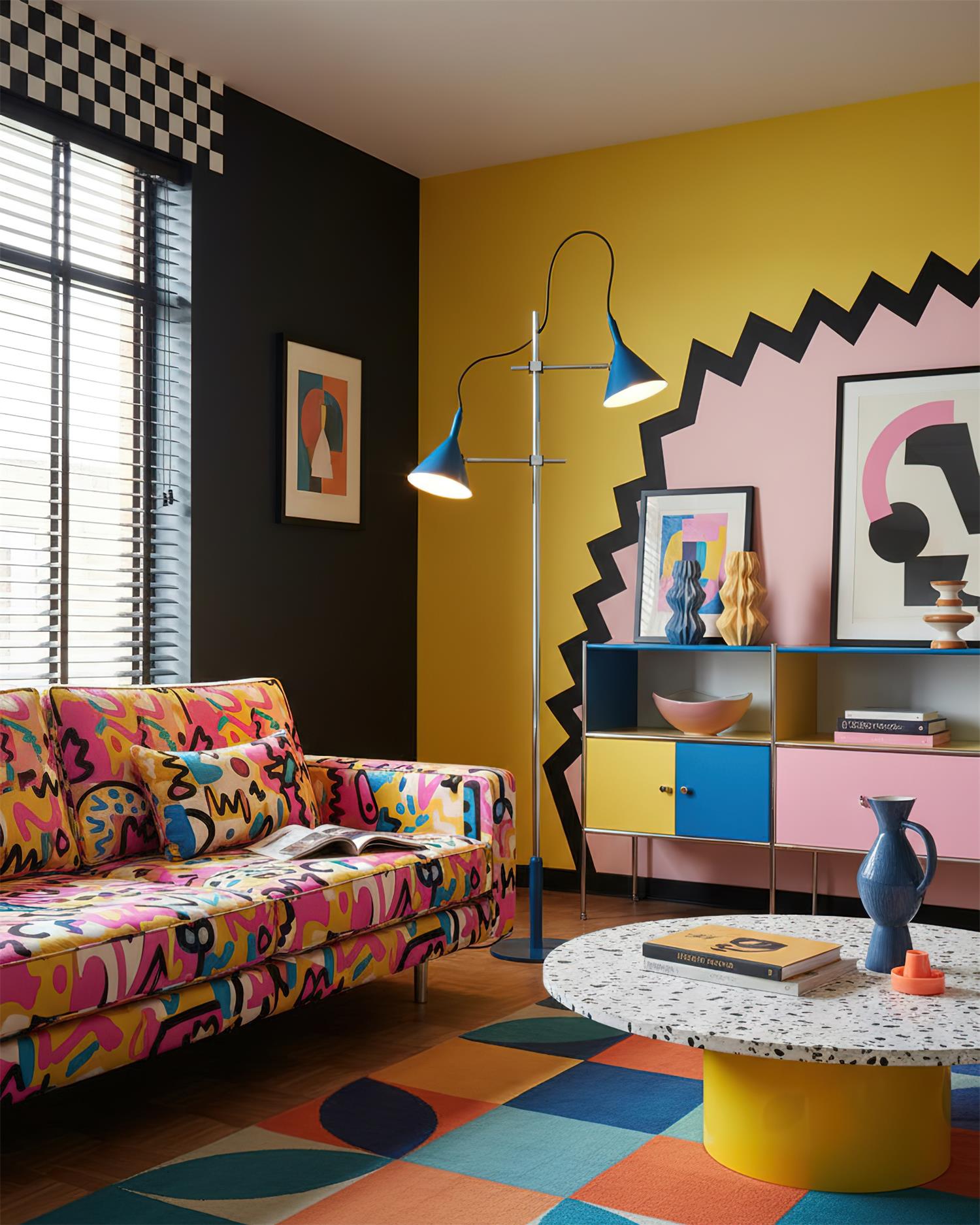 Dyad Twin Cone Floor Lamp
