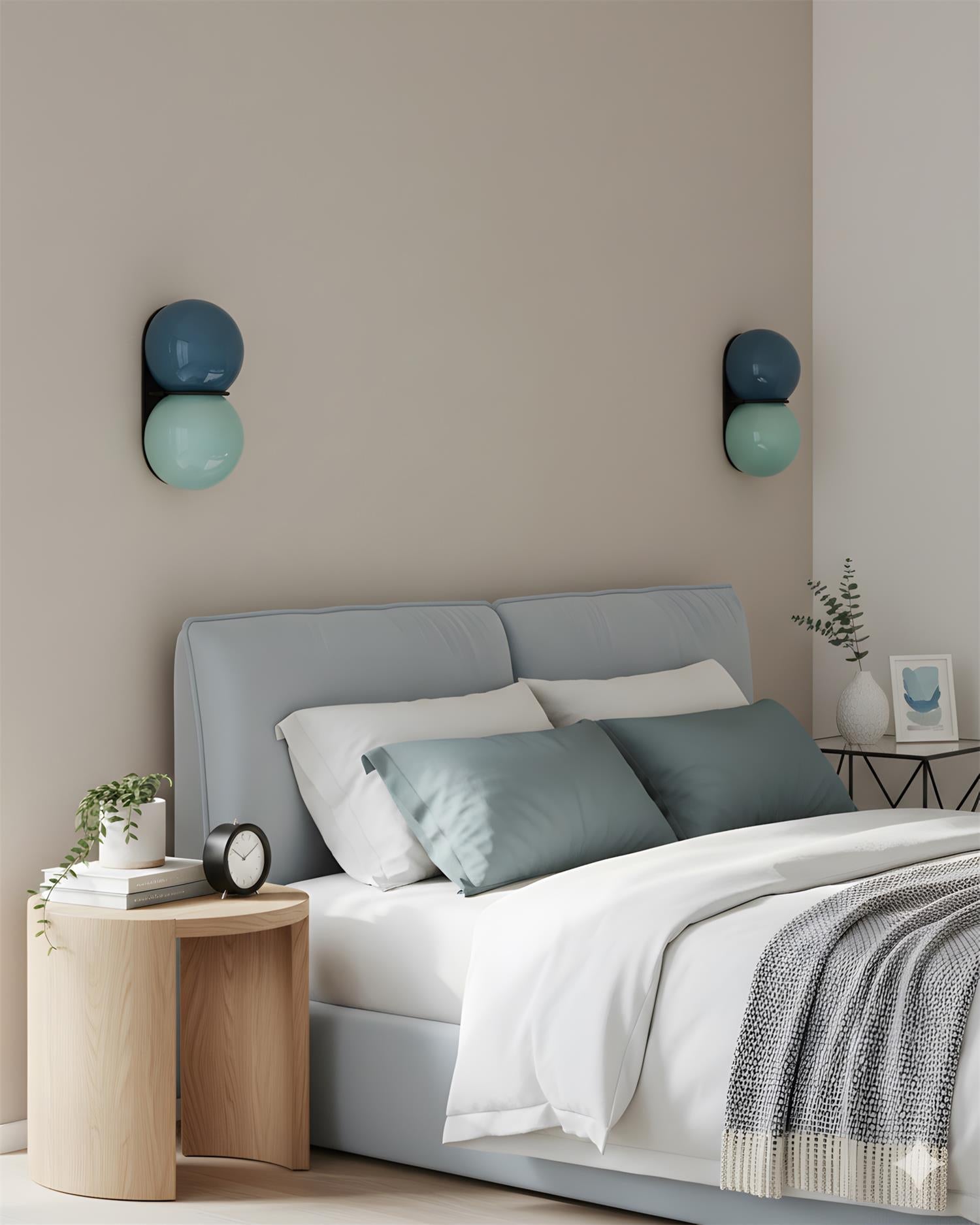 Duet Modern Glass Wall Lamp