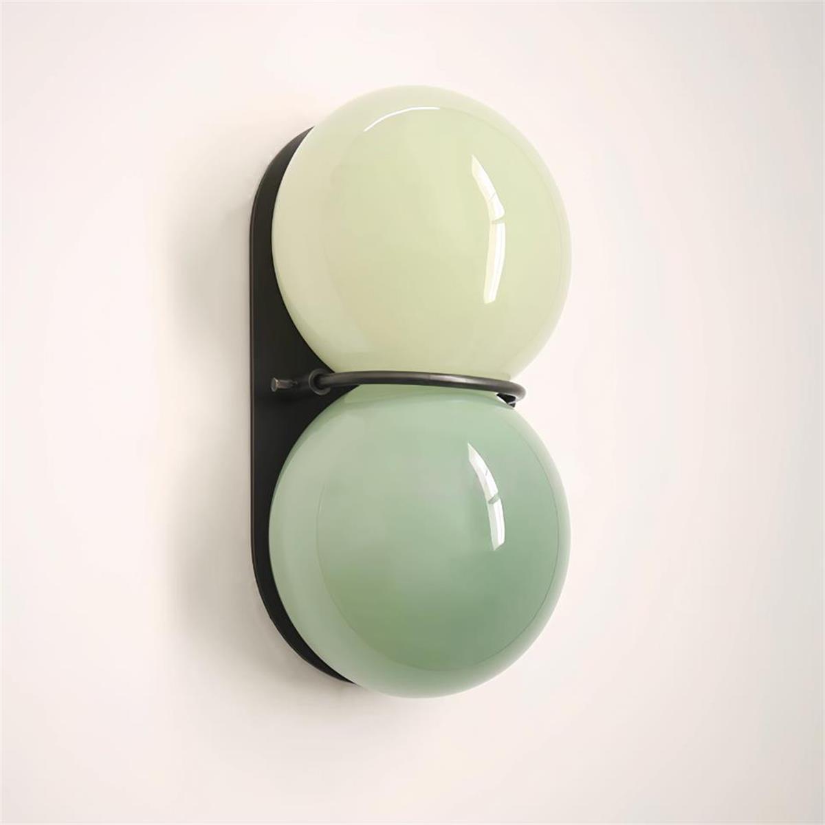 Duet Modern Glass Wall Lamp