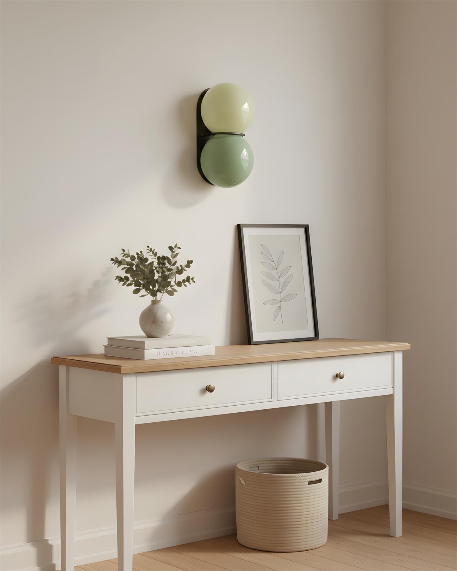 Duet Modern Glass Wall Lamp