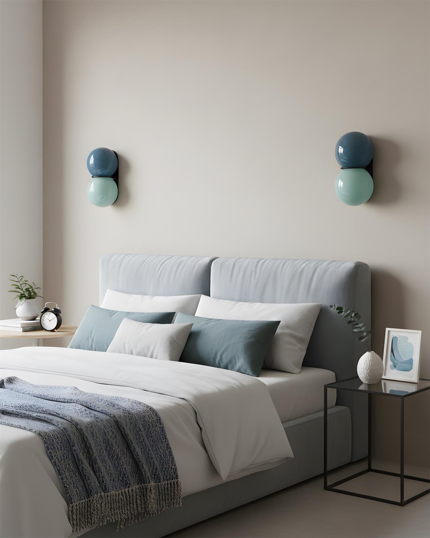 Duet Modern Glass Wall Lamp