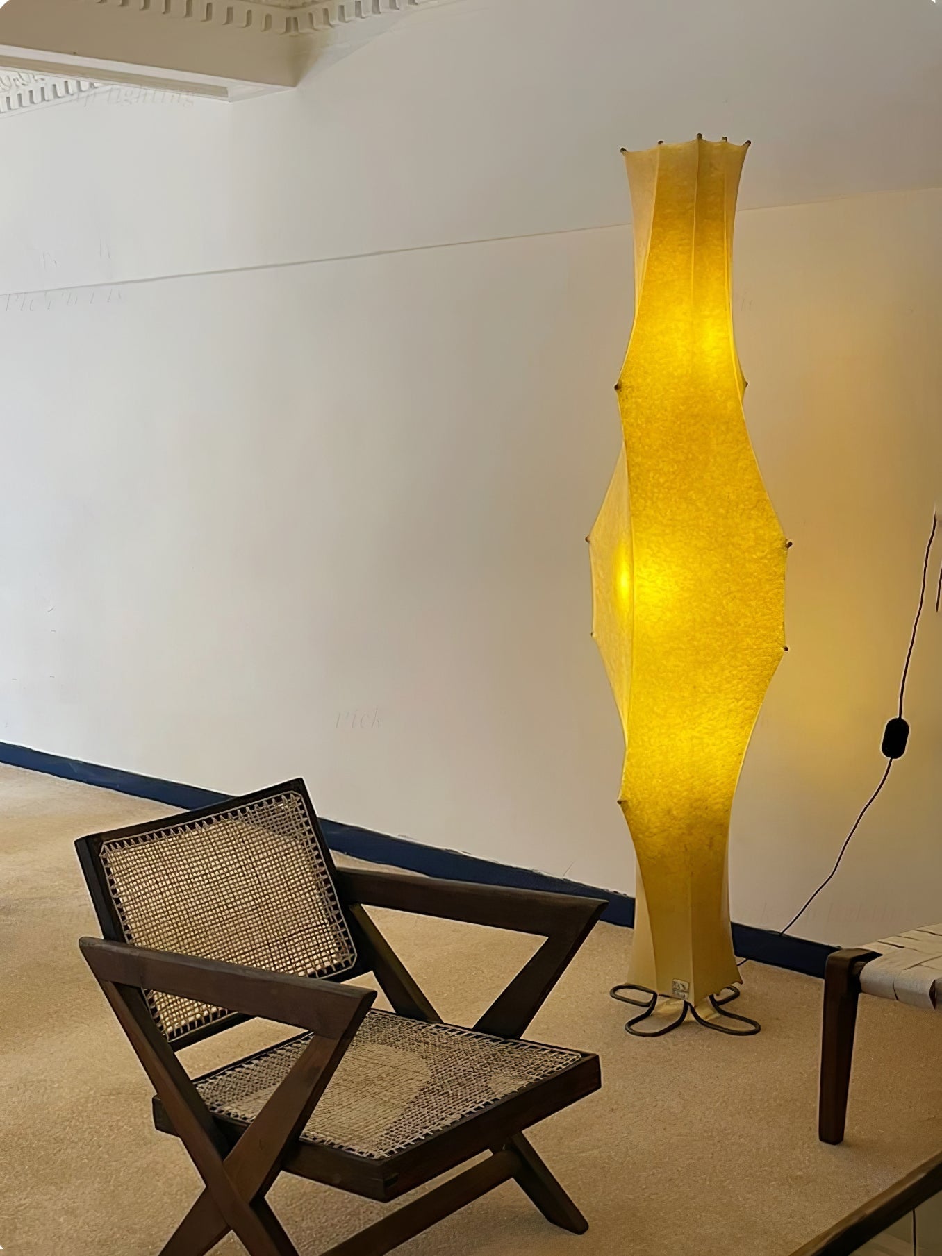 Twist Silk Floor Lamp - Blowlighting