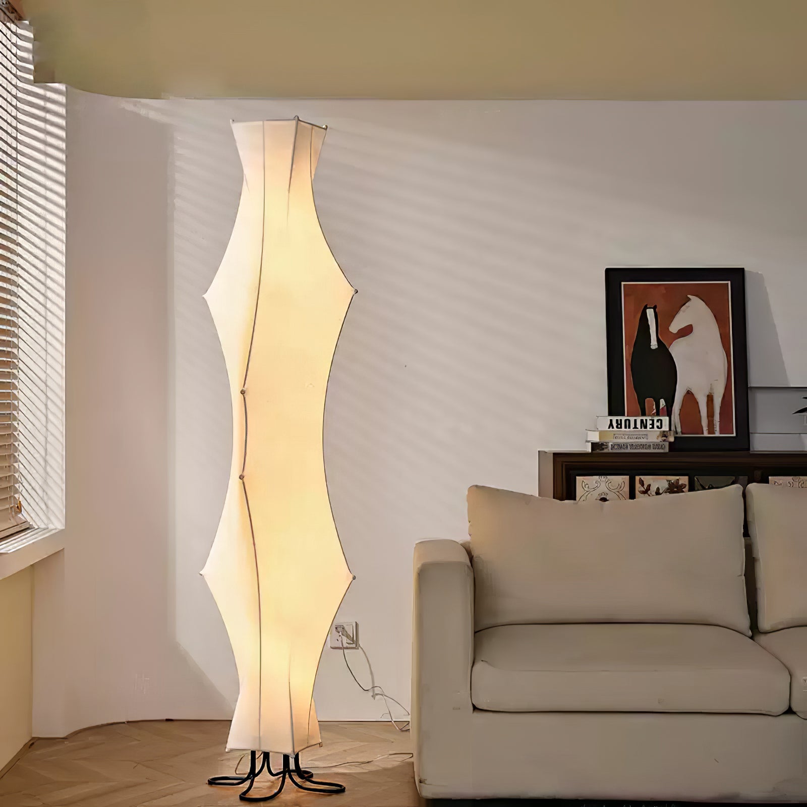 Twist Silk Floor Lamp - Blowlighting