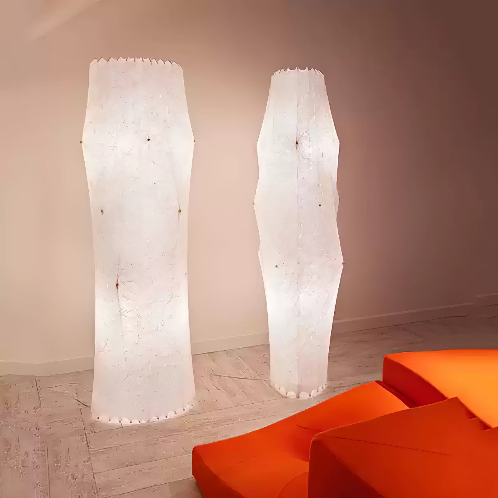 Twist Silk Floor Lamp - Blowlighting