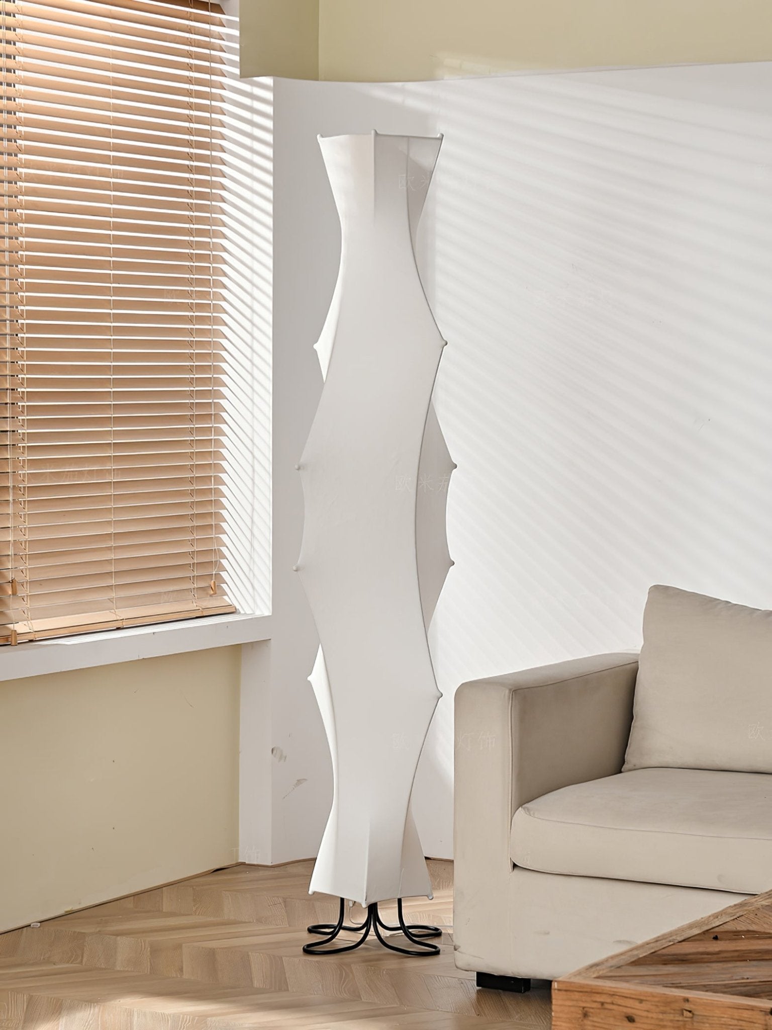 Twist Silk Floor Lamp - Blowlighting