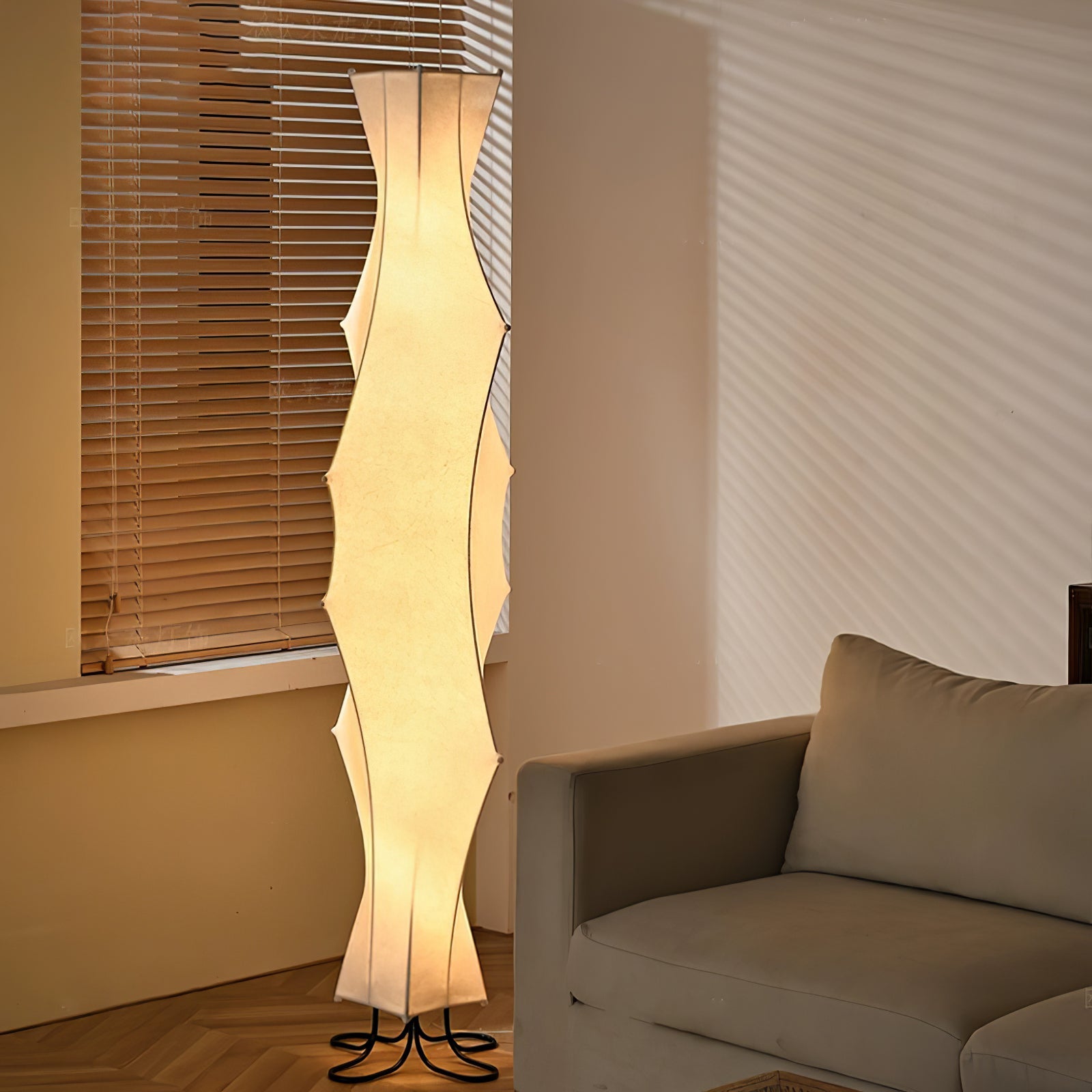 Twist Silk Floor Lamp - Blowlighting