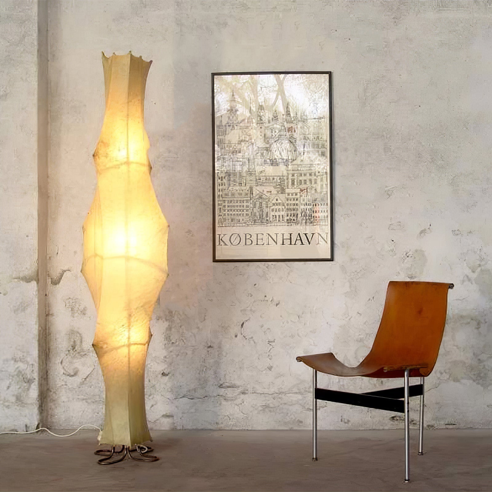 Twist Silk Floor Lamp - Blowlighting