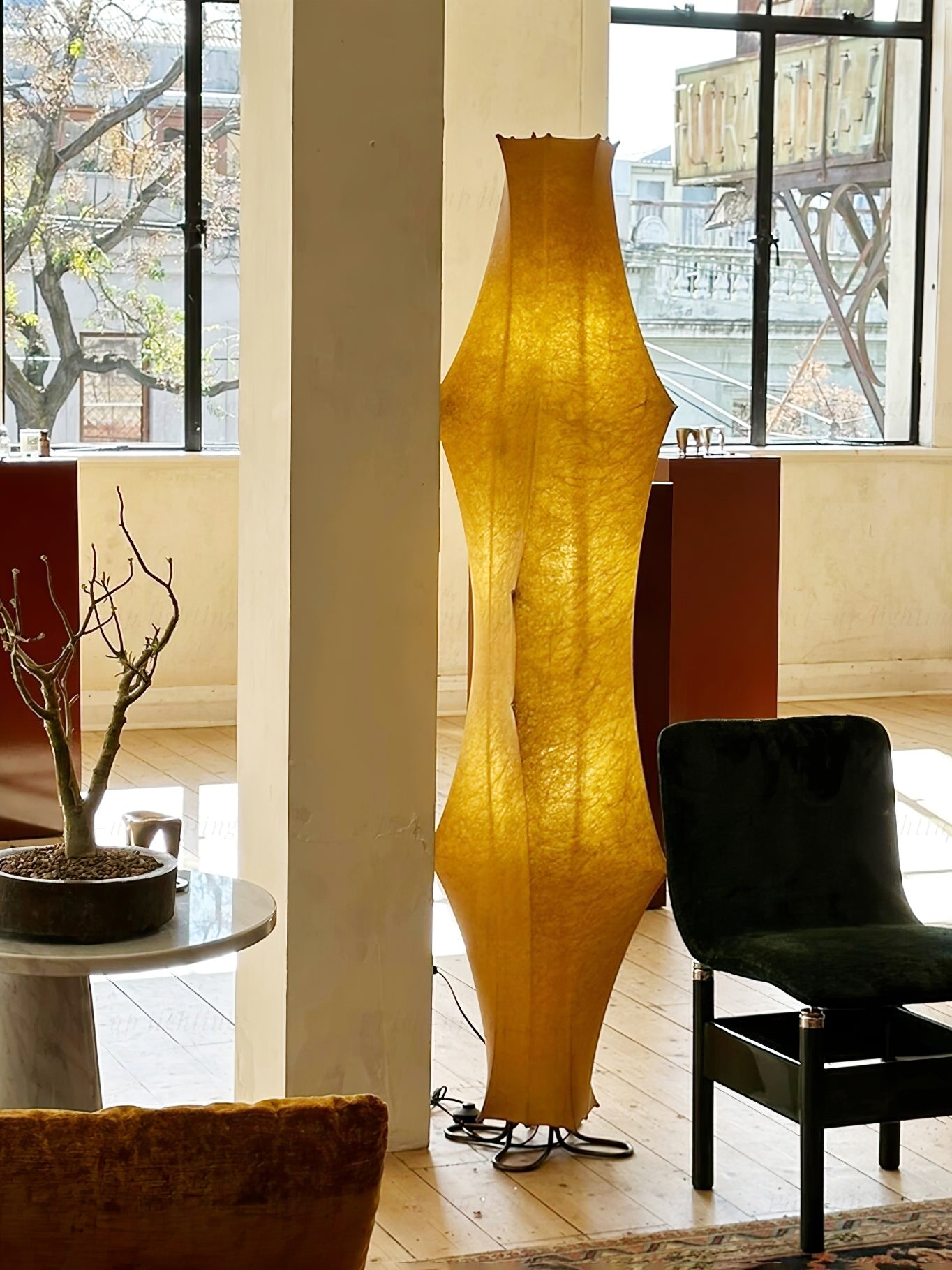 Twist Silk Floor Lamp - Blowlighting
