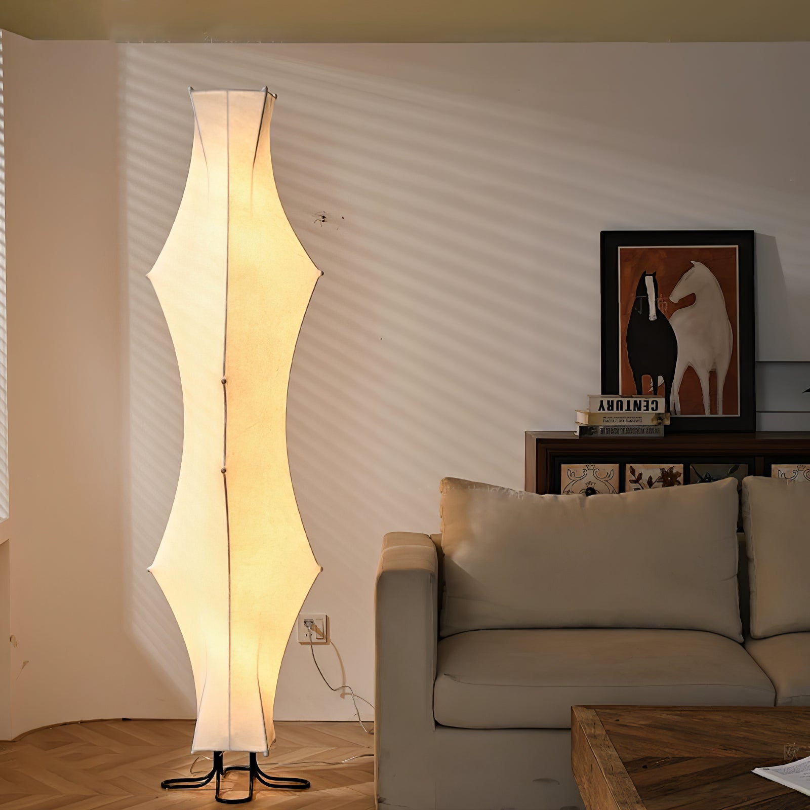 Twist Silk Floor Lamp - Blowlighting