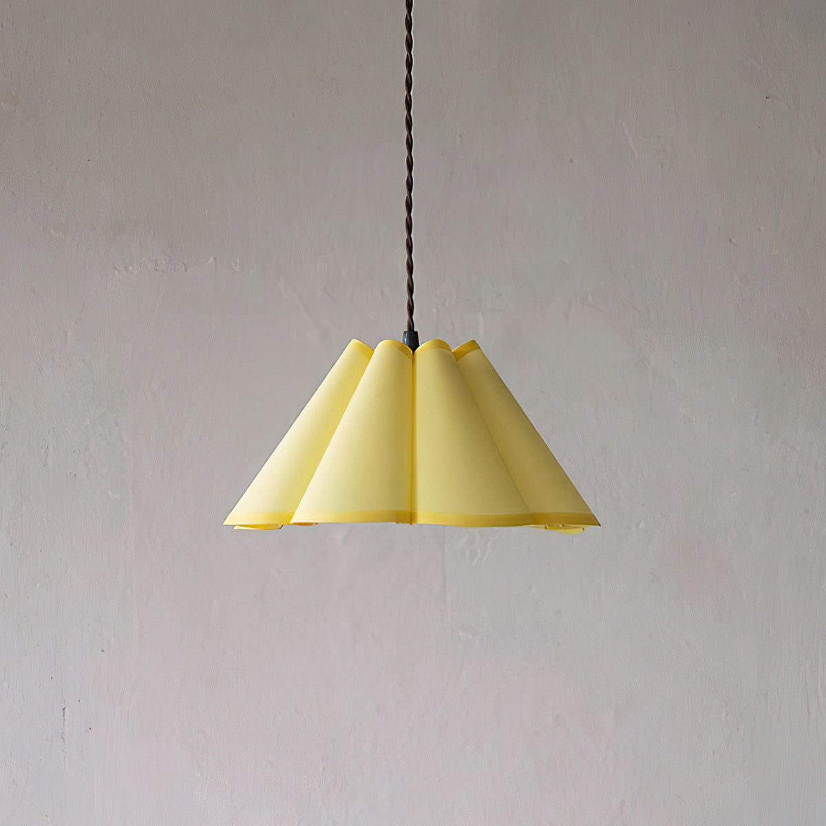 Twisted Modern Fabric Pendant Light