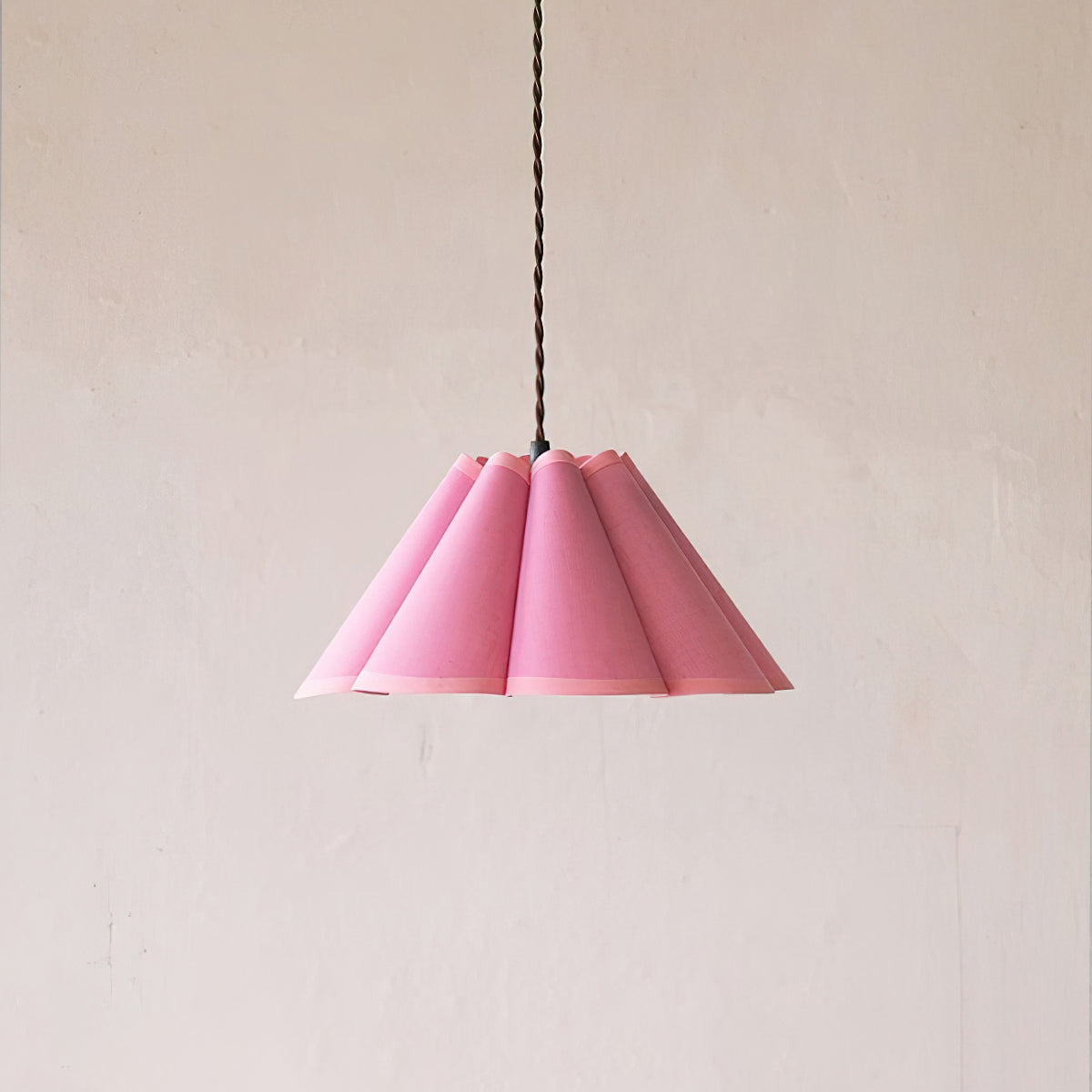 Twisted Modern Fabric Pendant Light