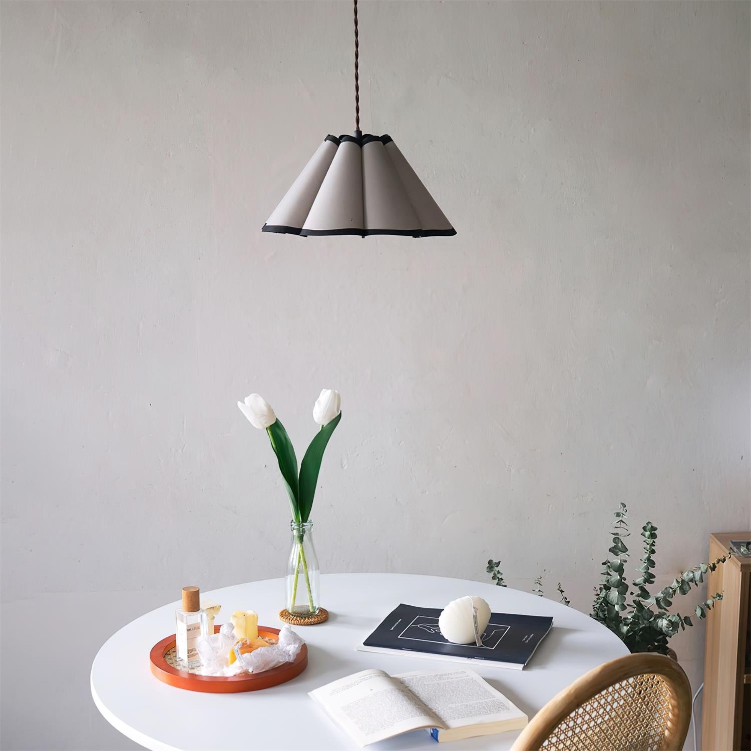 Twisted Modern Fabric Pendant Light