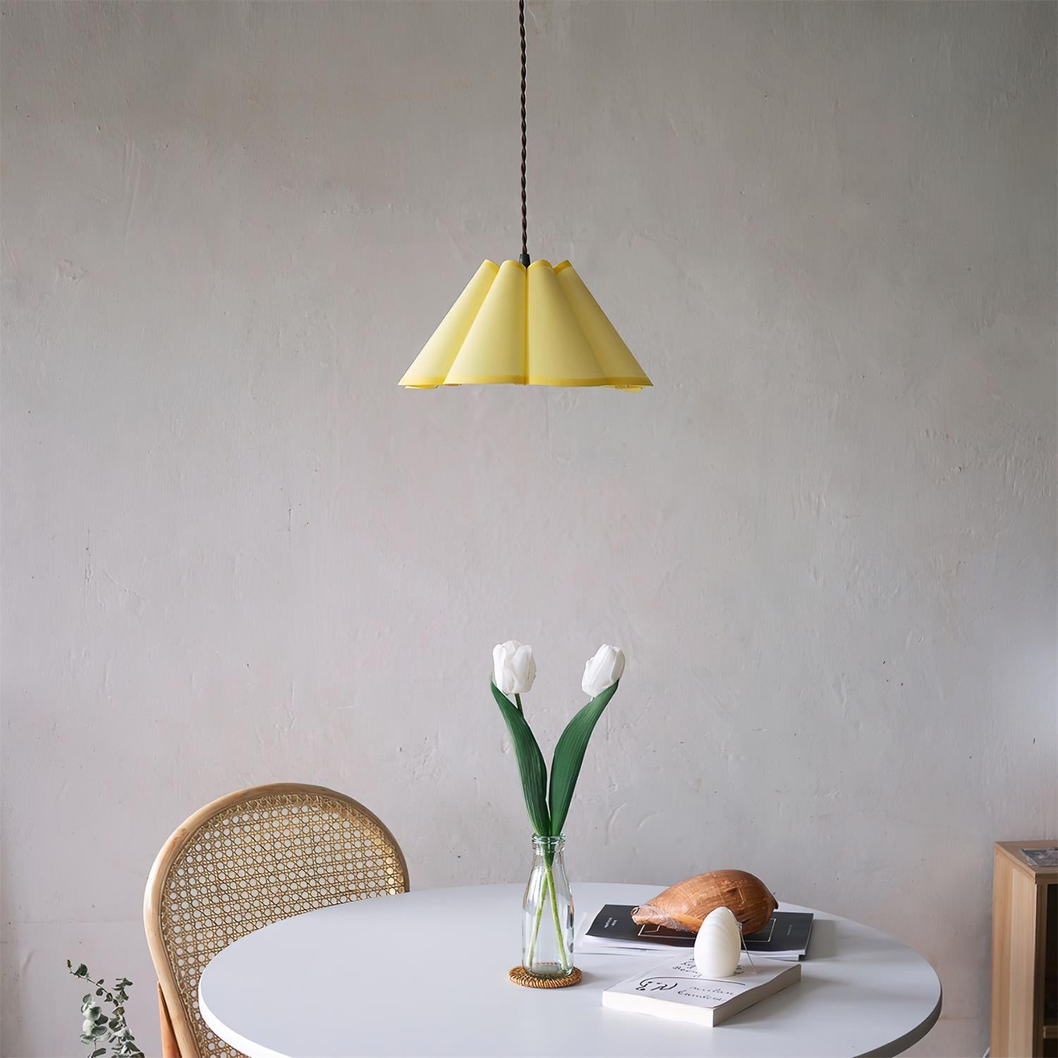 Twisted Modern Fabric Pendant Light