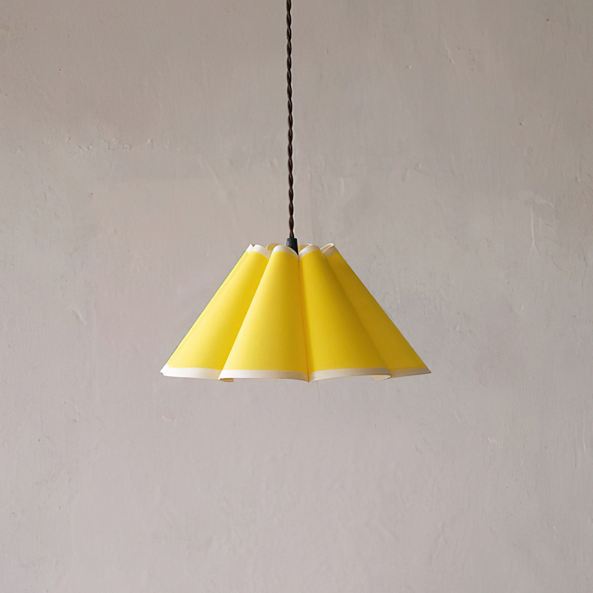 Twisted Modern Fabric Pendant Light