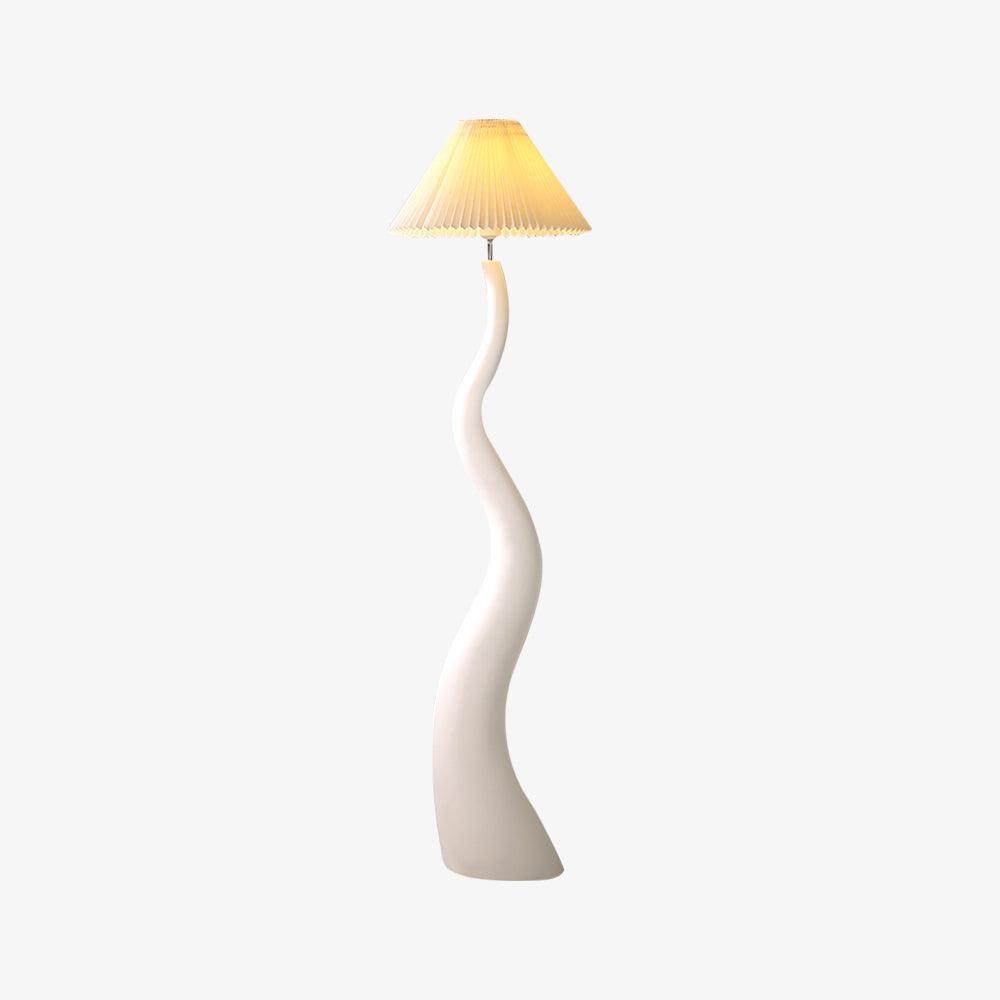 Twisted Pleated Floor Lamp - Blowlighting