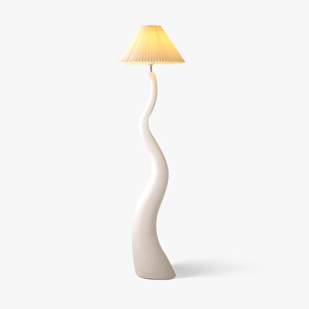 Twisted Pleated Floor Lamp - Blowlighting