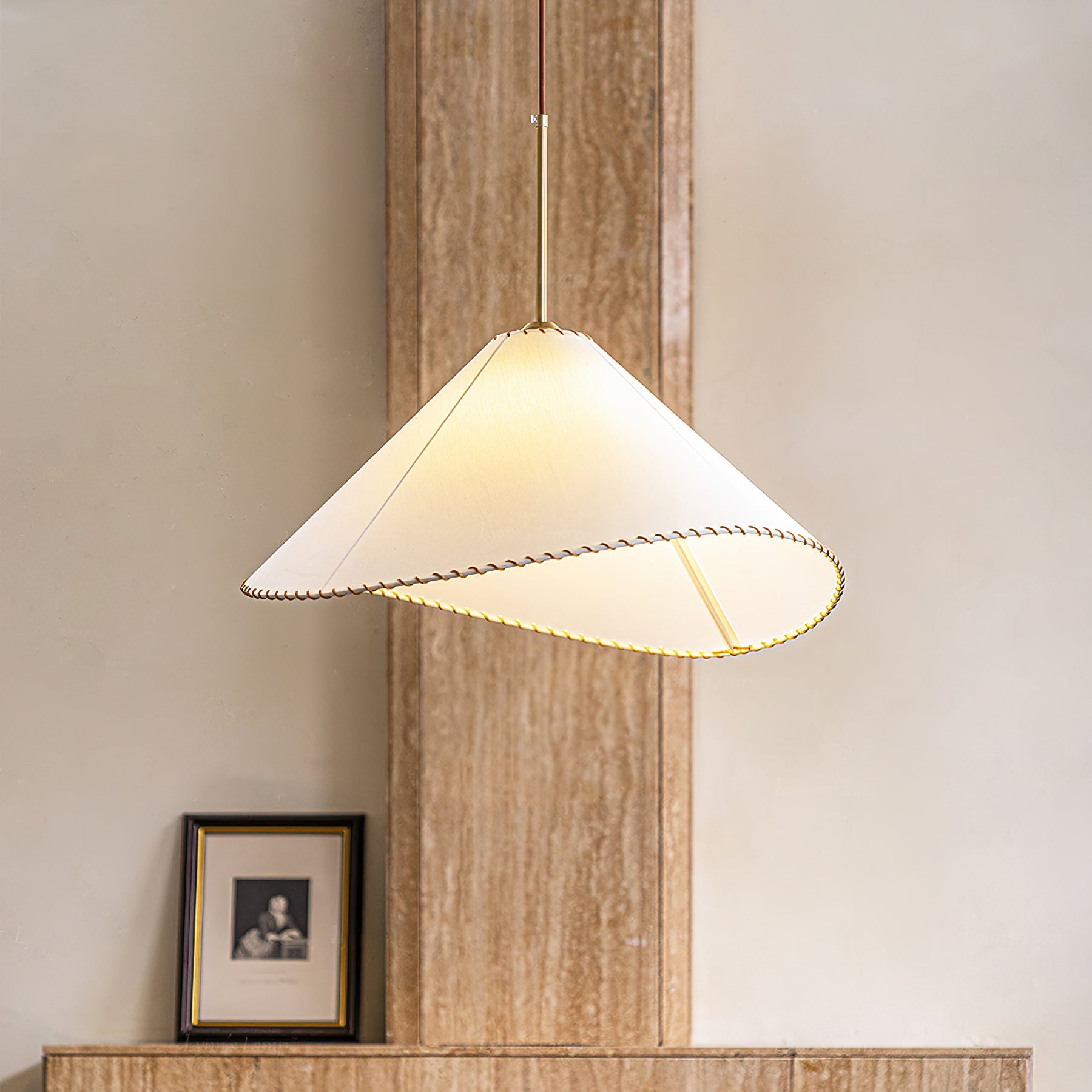 Twisted Shade Pendant Lamp - Blowlighting