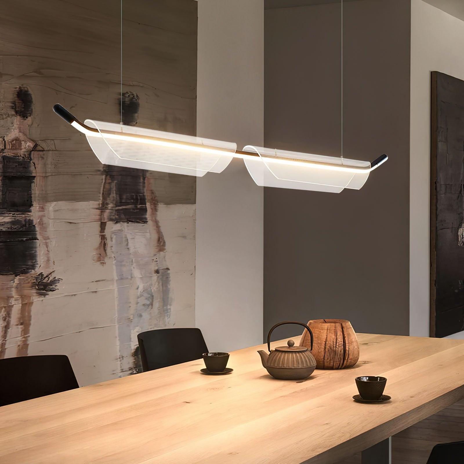 Two Boats Acrylic Pendant Light - Blowlighting