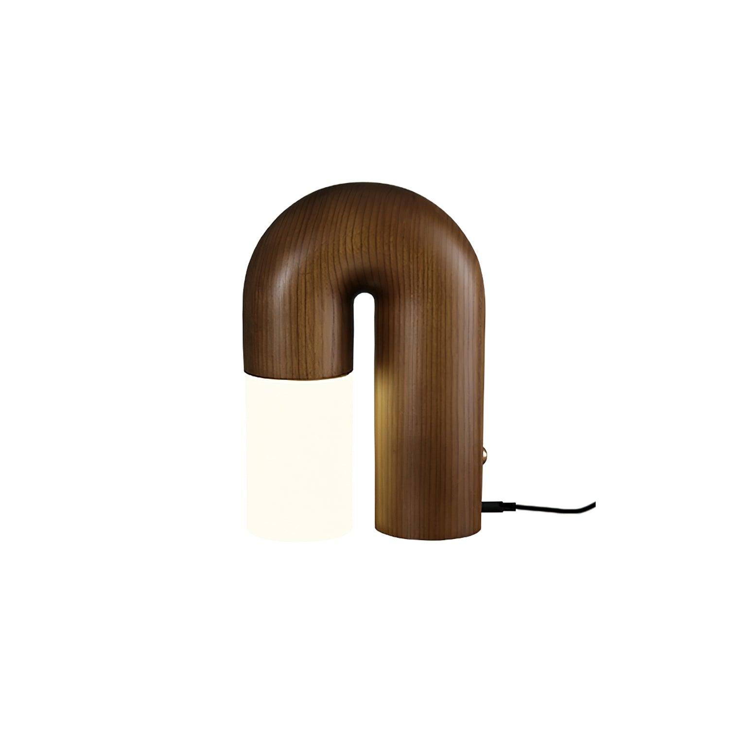 Arch Fashion Wood Table Lamp - Blowlighting
