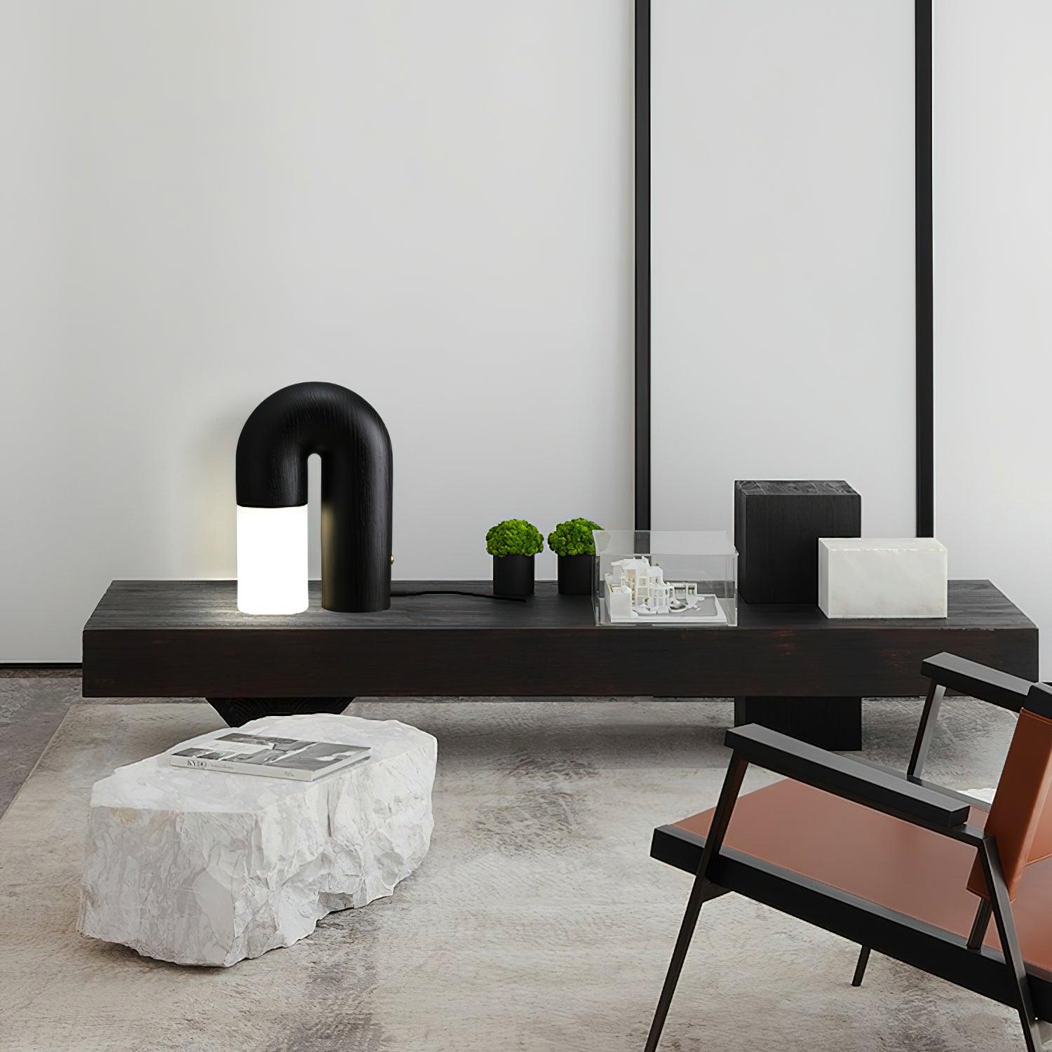 Arch Fashion Wood Table Lamp - Blowlighting